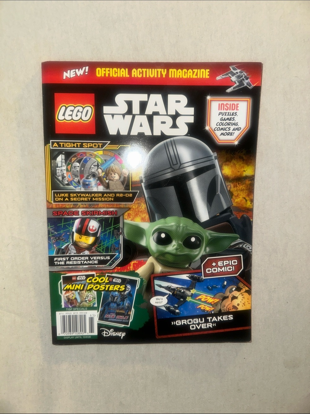 Vintage Collectible Lego Star Wars Magazine with Green Grogu